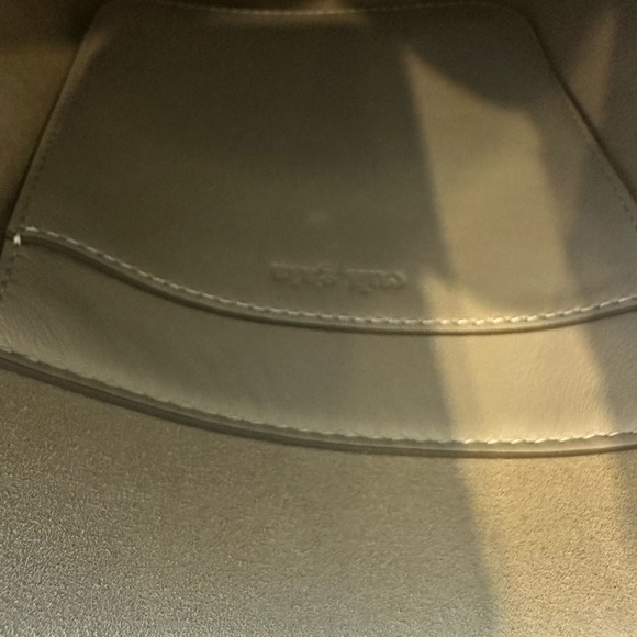 NEW! Cult Gaia Diya Suede & Leather Shoulder Bag in Mushroom - Picture 9 of 11